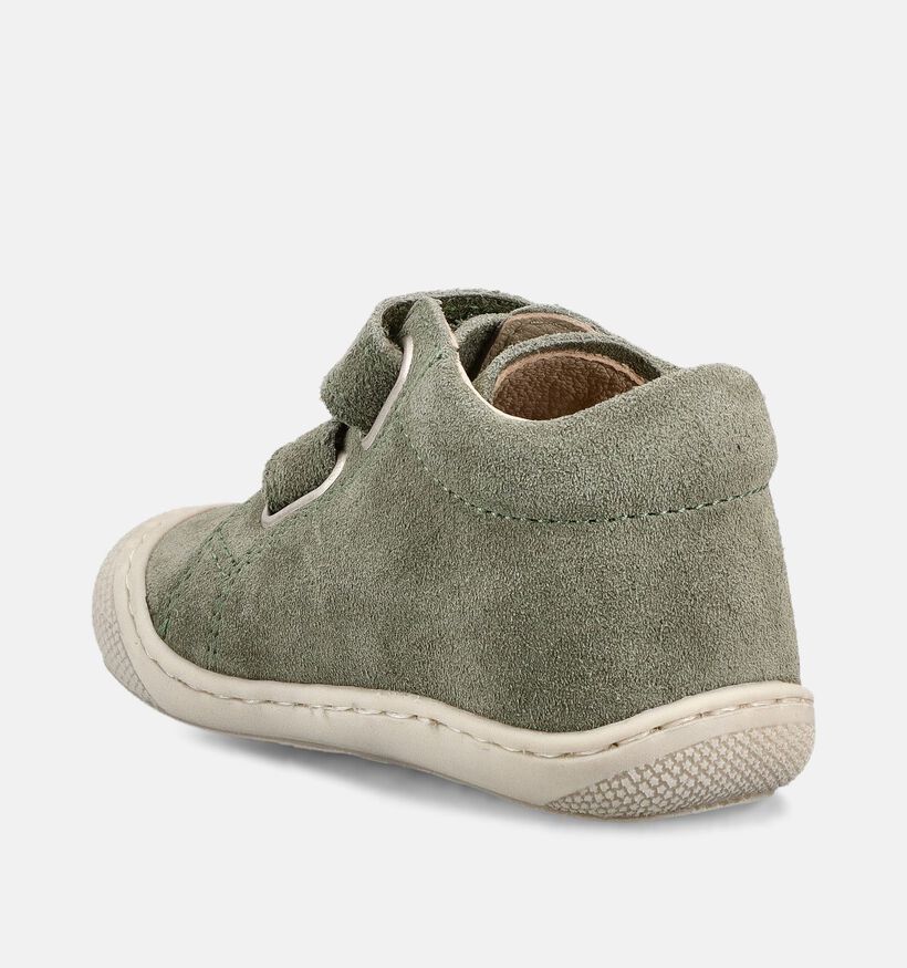 Naturino Macks 3 VL Suede Kaki Babyschoenen voor meisjes, jongens (371626) - geschikt voor steunzolen