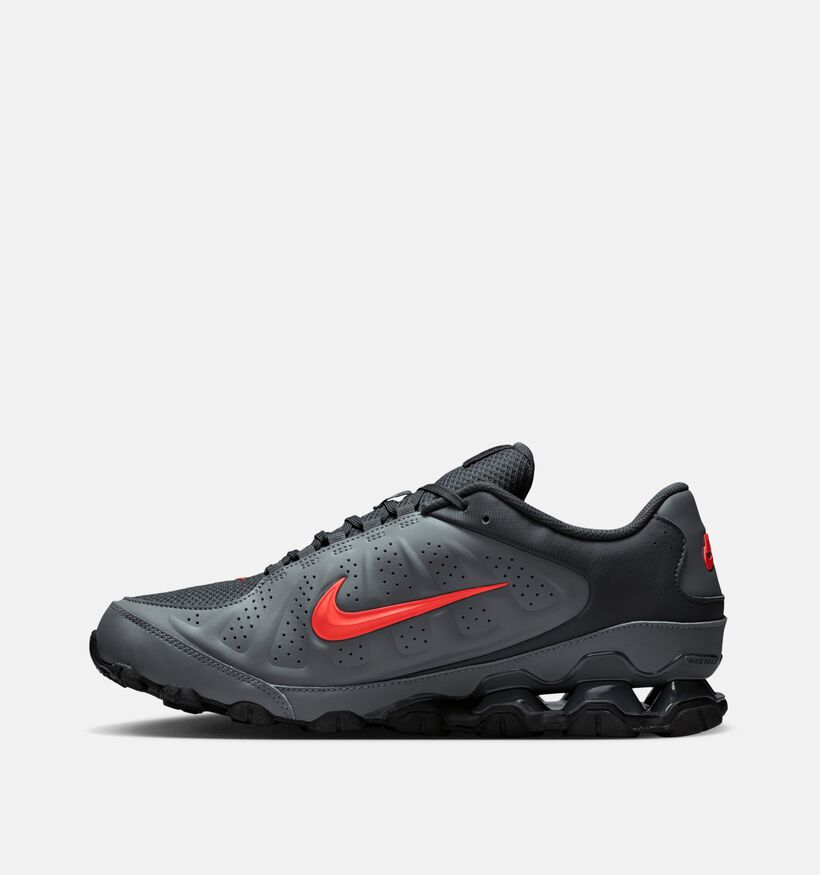 Nike Reax Donkergrijze Lage Sneakers voor heren (373045)
