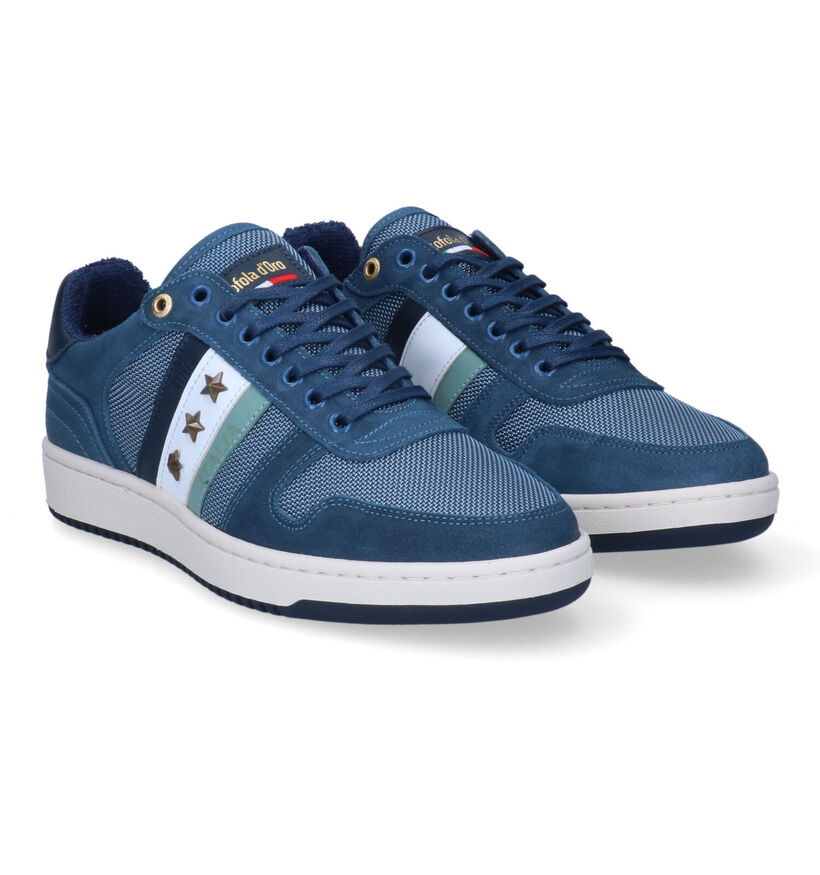 Pantofola d'Oro Bolzano Chaussures à lacets en Bleu pour hommes (305468) - pour semelles orthopédiques