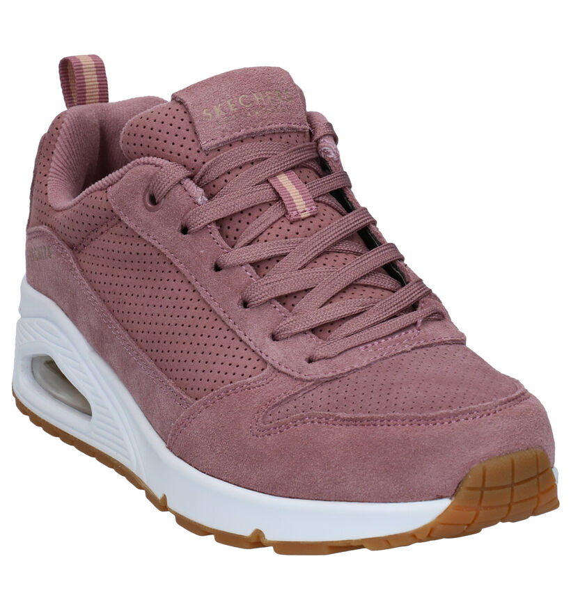 Skechers Eno Two For The Show Baskets en Rose en synthétique (279394)