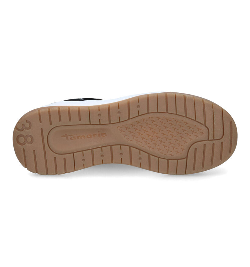 Tamaris Baskets casual en Noir en cuir (313140)