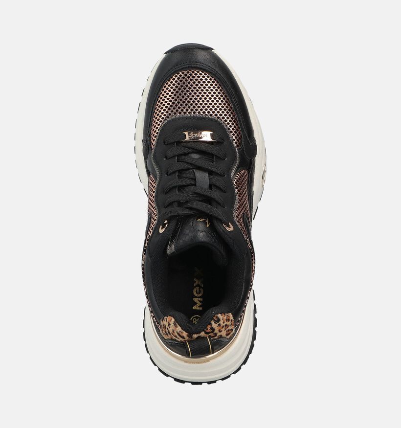 Mexx Palma Ora Zwarte Sneakers voor dames (360049) - geschikt voor steunzolen