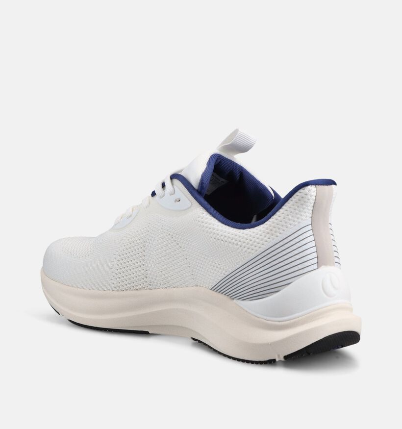 Bj&ouml;rn Borg Ace Knt Baskets basses en Blanc pour hommes (369019) - pour semelles orthop&eacute;diques