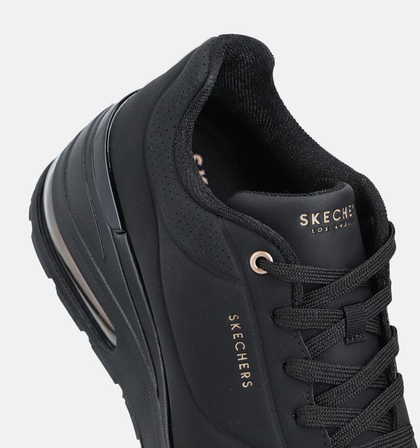 Skechers Millon Air Elevated Zwarte Sneakers voor dames (366476) - geschikt voor steunzolen