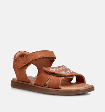 Bisgaard Sandalen Cognac/Blauw