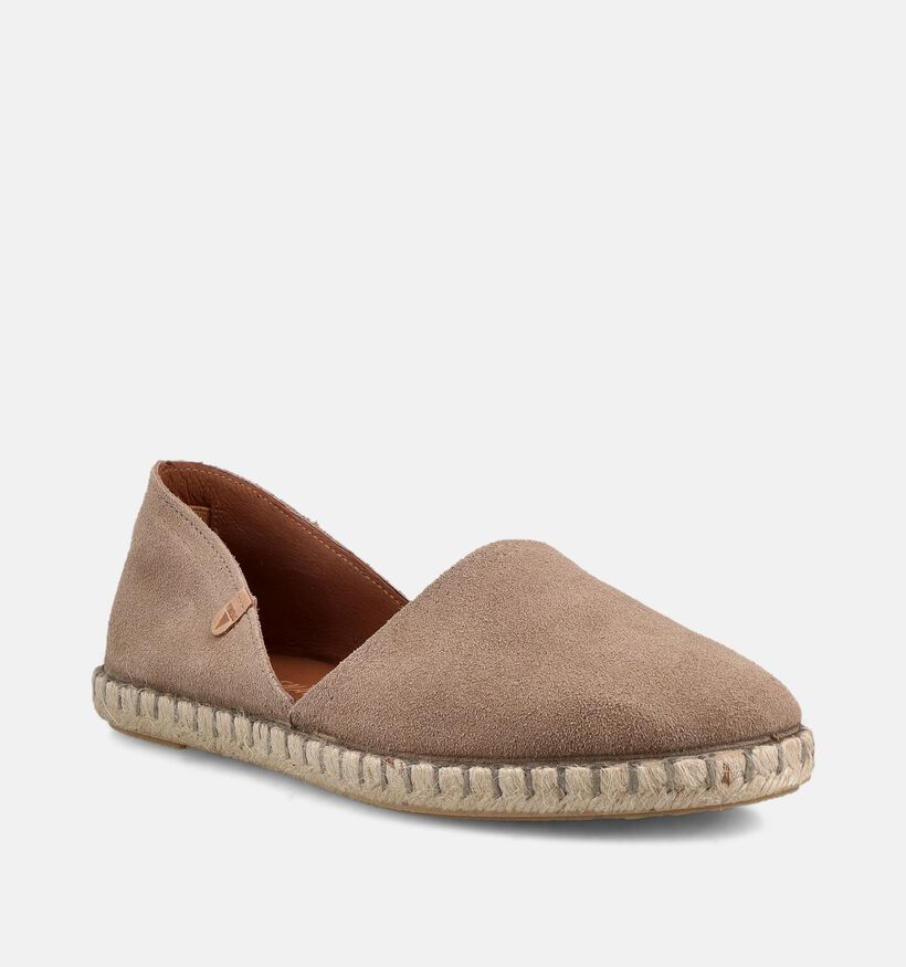 Verbenas Carmen Chaussures &agrave; enfiler en Taupe pour femmes (370084)