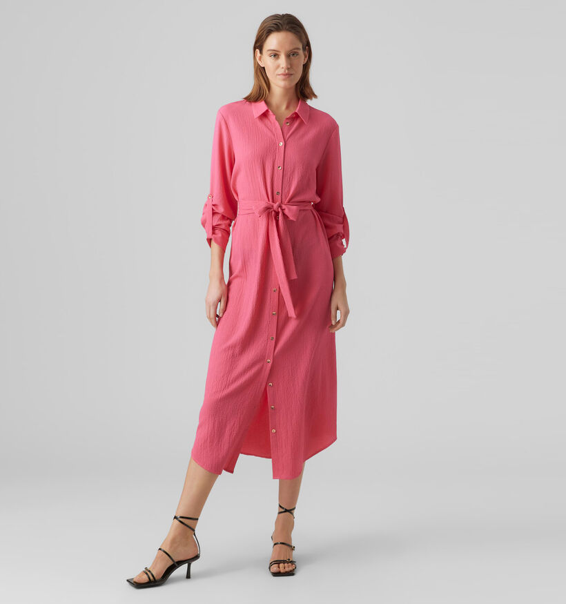 Vero Moda Cate Fuchsia Hemdjurk voor dames (337911)