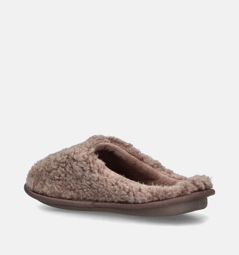 Torfs Home Bruine Teddy Pantoffels voor dames (349386)