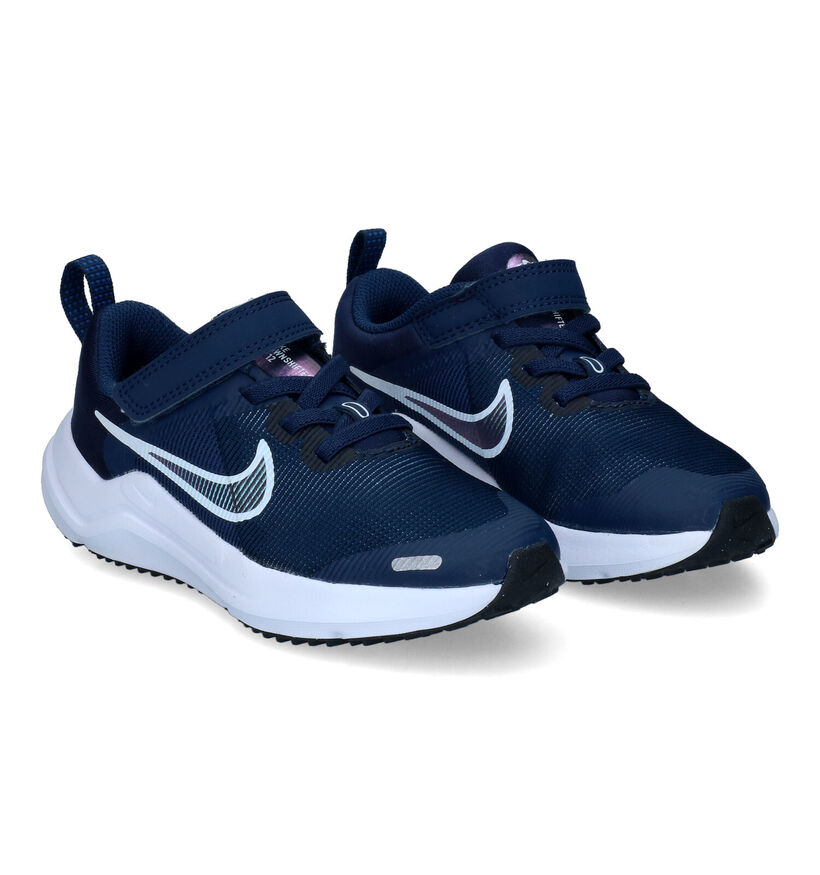 Nike Downshifter 12 PS Baskets en Bleu pour filles, garçons (316302) - pour semelles orthopédiques