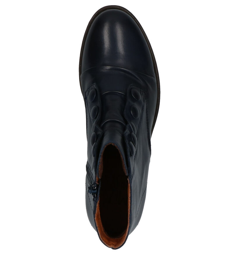 Miz Mooz Donkerblauwe Boots in leer (262695)