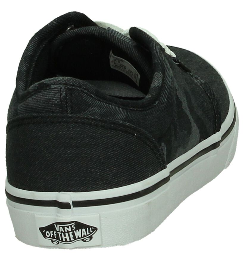 Vans Atwood Baskets de skate en Noir en textile (239844)