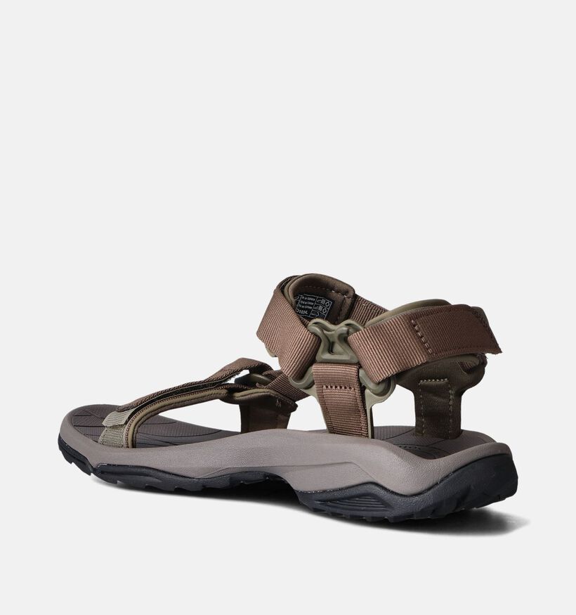 Teva Terra Sandales de marche en Vert kaki pour hommes (354636)
