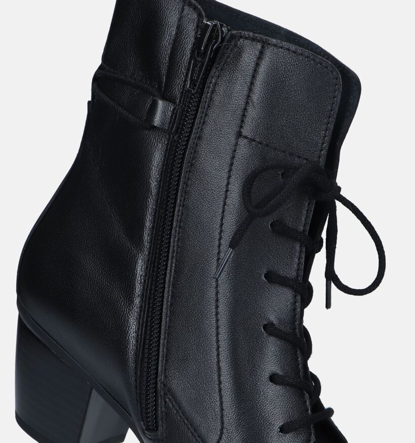Gabor Best Fitting Bottines avec lacets en Noir pour femmes (331235) - pour semelles orthopédiques