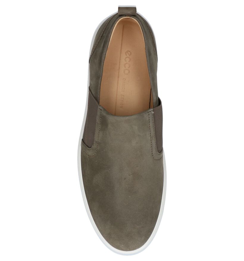 Taupe Instappers ECCO Soft 8 in nubuck (250271)