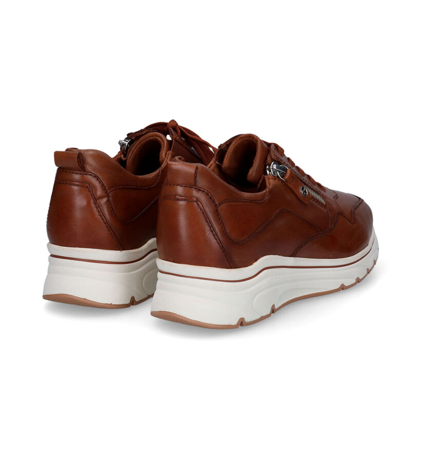 Tamaris PureRelax Baskets en Cognac en cuir (313138)