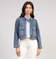 comma casual identity Veste en jeans en Bleu pour femmes (354769)
