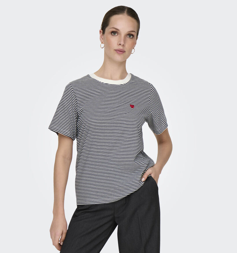 JDY Pisa Donkerblauwe T-shirt voor dames (367907)