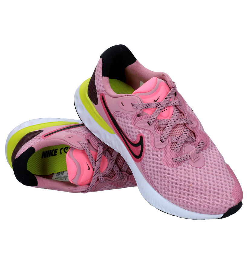 Nike Renew Roze Sneakers in stof (284562)