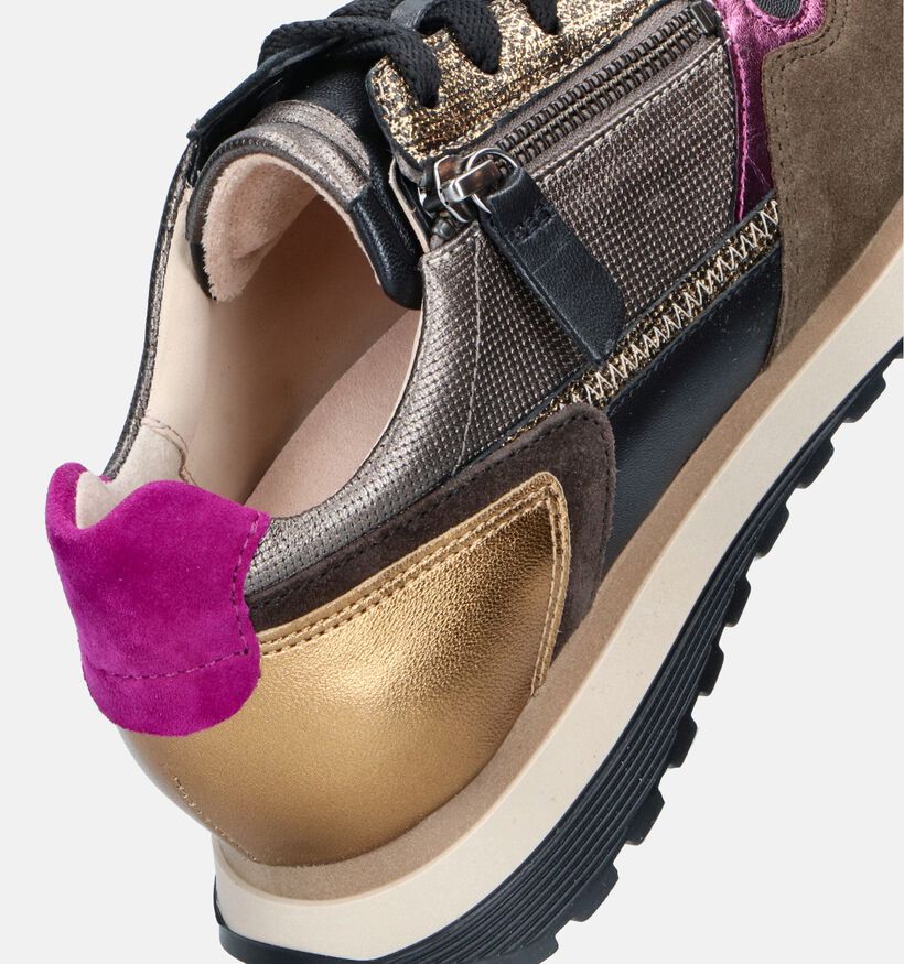 Gabor OptiFit Kaki Sneakers voor dames (344771) - geschikt voor steunzolen