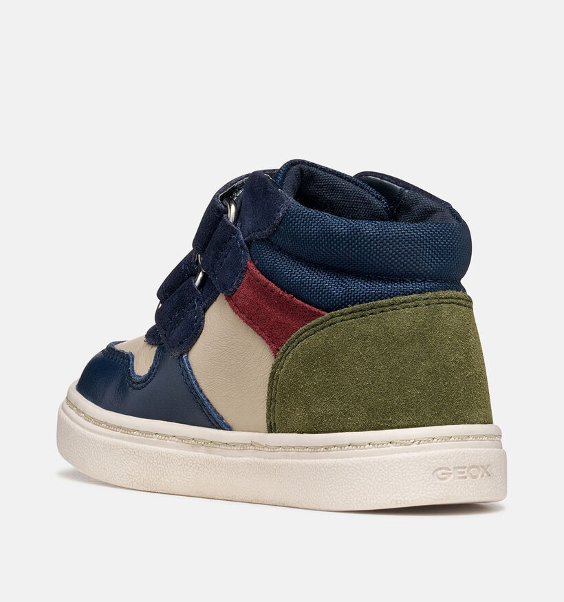 Geox Nashik Blauwe/Multi Babysneakers voor jongens (377753) - geschikt voor steunzolen
