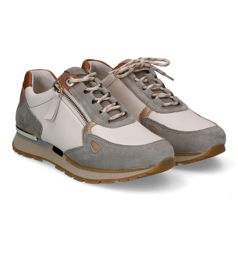 Gabor OptiFit Kaki Sneakers in leer (306200)