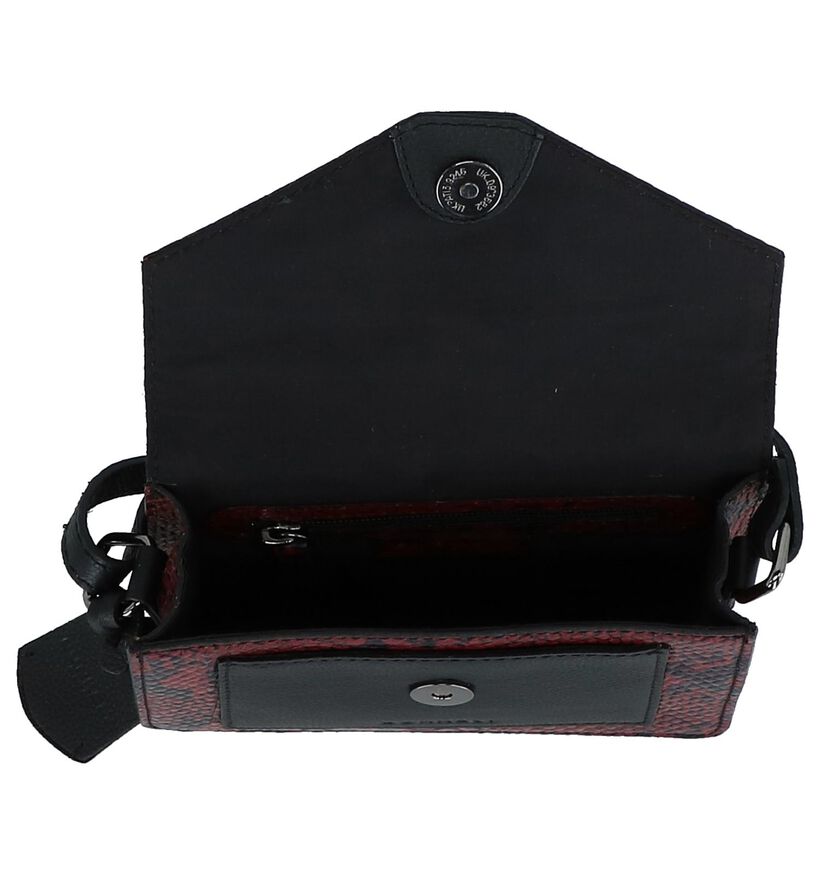 Bordeaux Crossbody Tas Burkely Evening Snake in leer (249394)