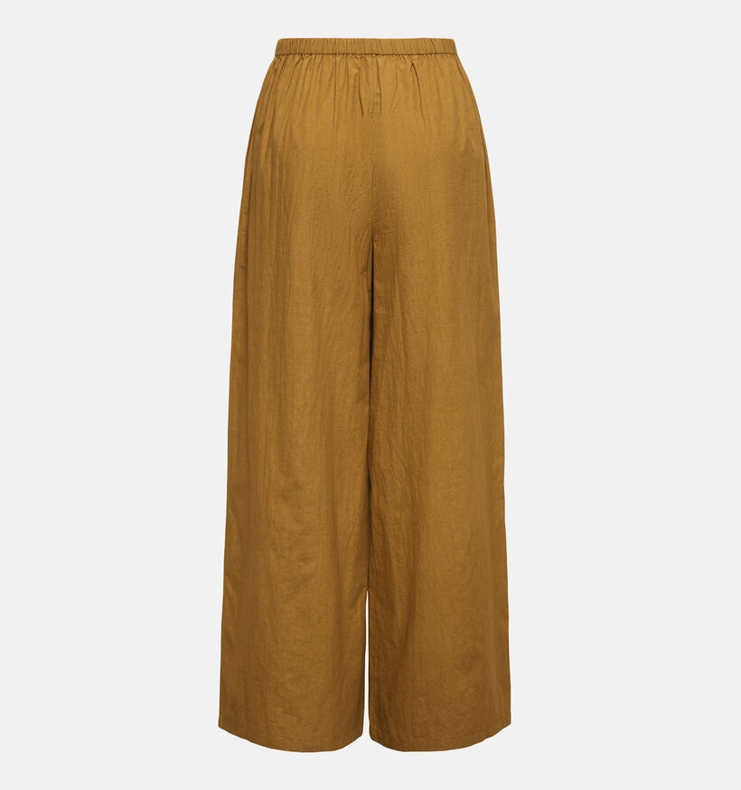 JDY Eliza L32 Pantalon en Marron/Jaune pour femmes (365288)