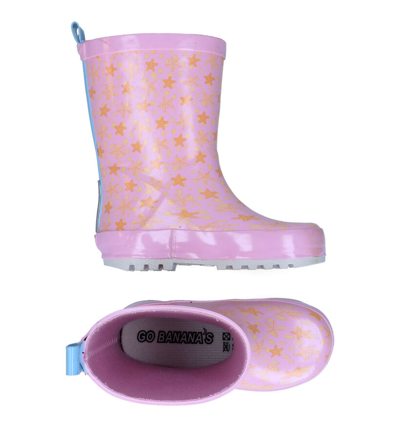 Go Banana's Lobster Bottes de pluie en Rose en synthétique (315336)