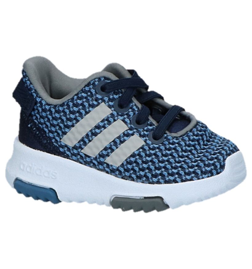 Blauwe Sneakers adidas Racer TR in stof (221818)