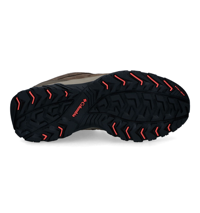 Columbia Redmond III WP Bruine Wandelschoenen voor dames (303809) - geschikt voor steunzolen