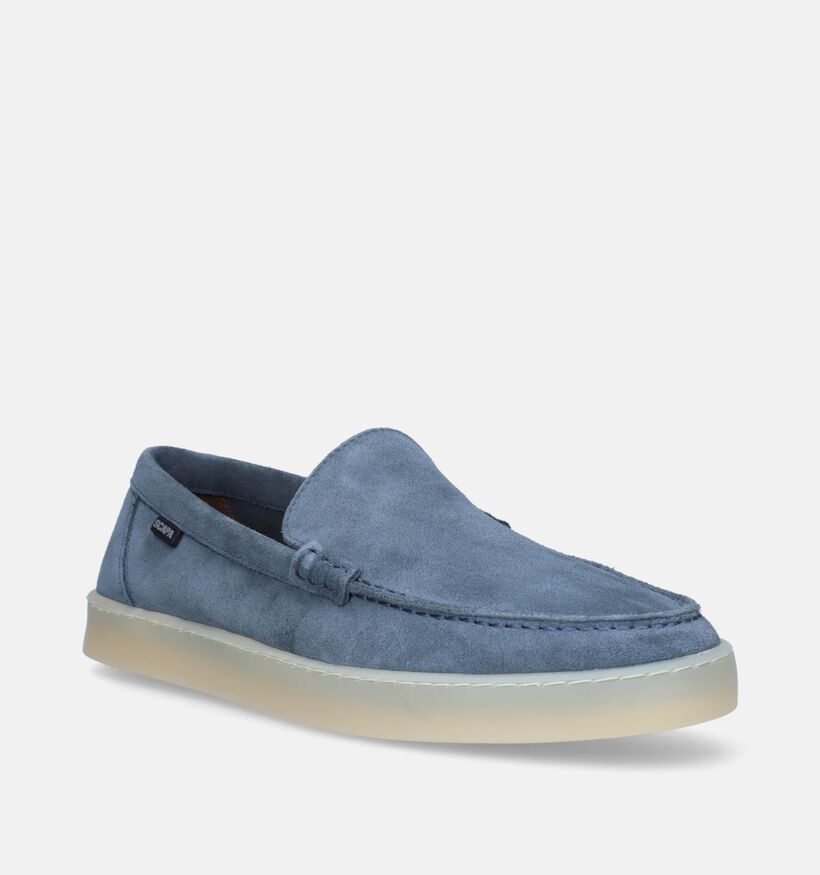 Scapa Chaussures à enfiler en Bleu clair pour hommes (339993)