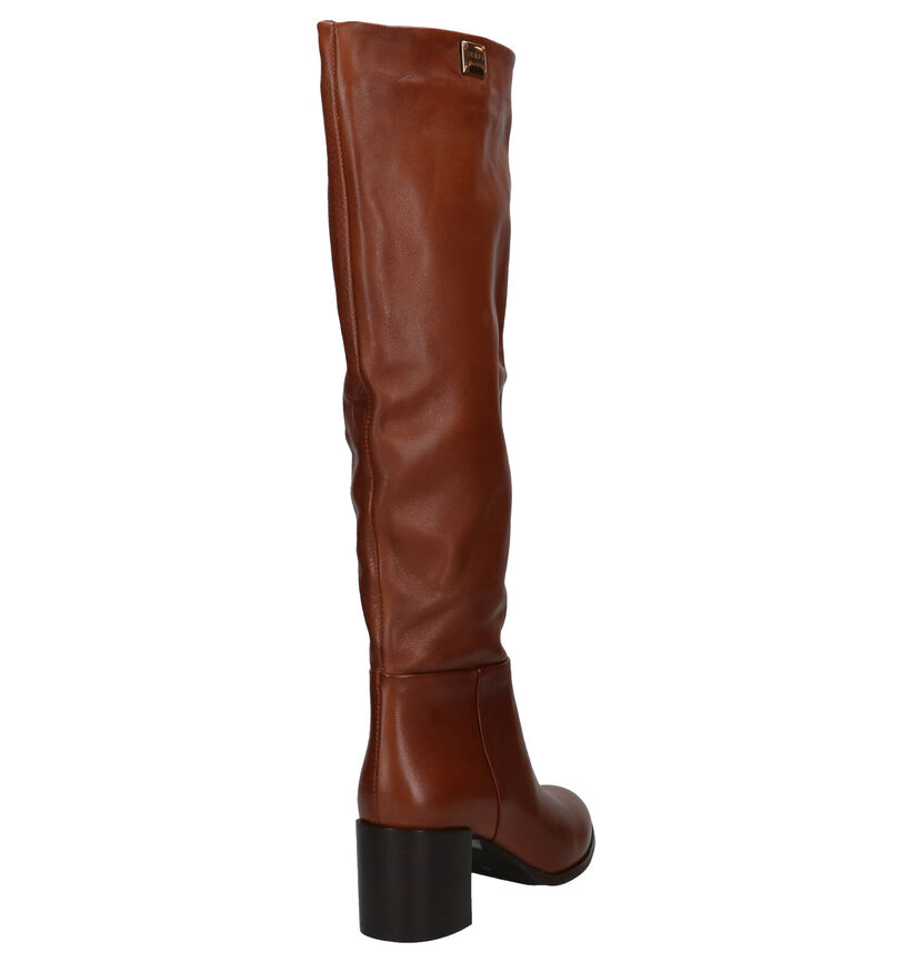 Scapa Cognac Knielaarzen in leer (281262)
