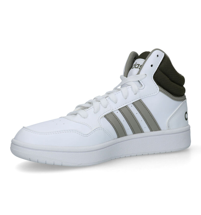 adidas Hoops 3.0 Mid Witte Sneakers voor heren (324958)