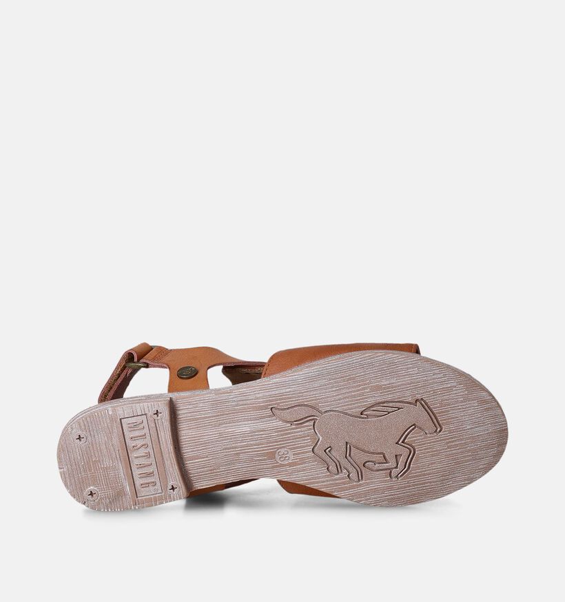 Mustang Cognac Sandalen voor dames (353422)