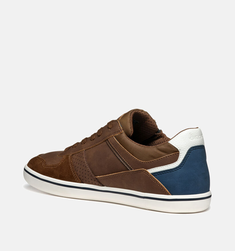 Geox Elver Chaussures à Lacets en Brun pour hommes (351614) - pour semelles orthopédiques