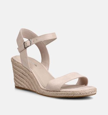 Tamaris Sandalen Beige/Goud/Cognac