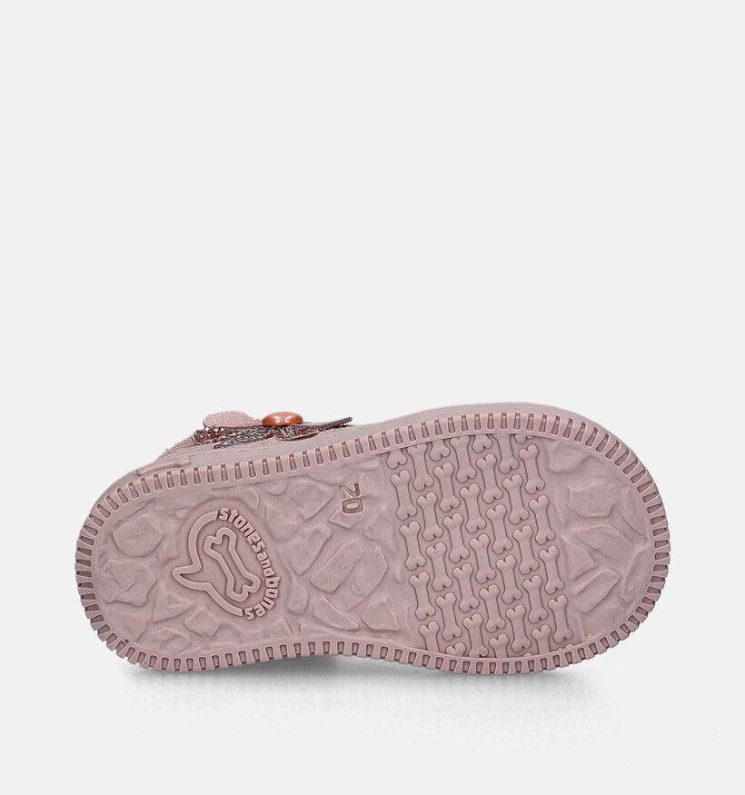 STONES and BONES Nael Chaussures pour bébé en Rose pour filles (345778) - pour semelles orthopédiques