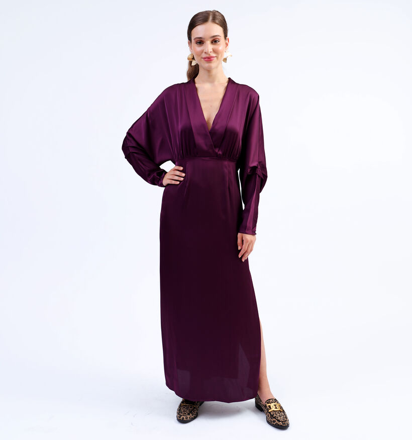 Vila Marosa Robe maxi en Bordeaux pour femmes (332538)