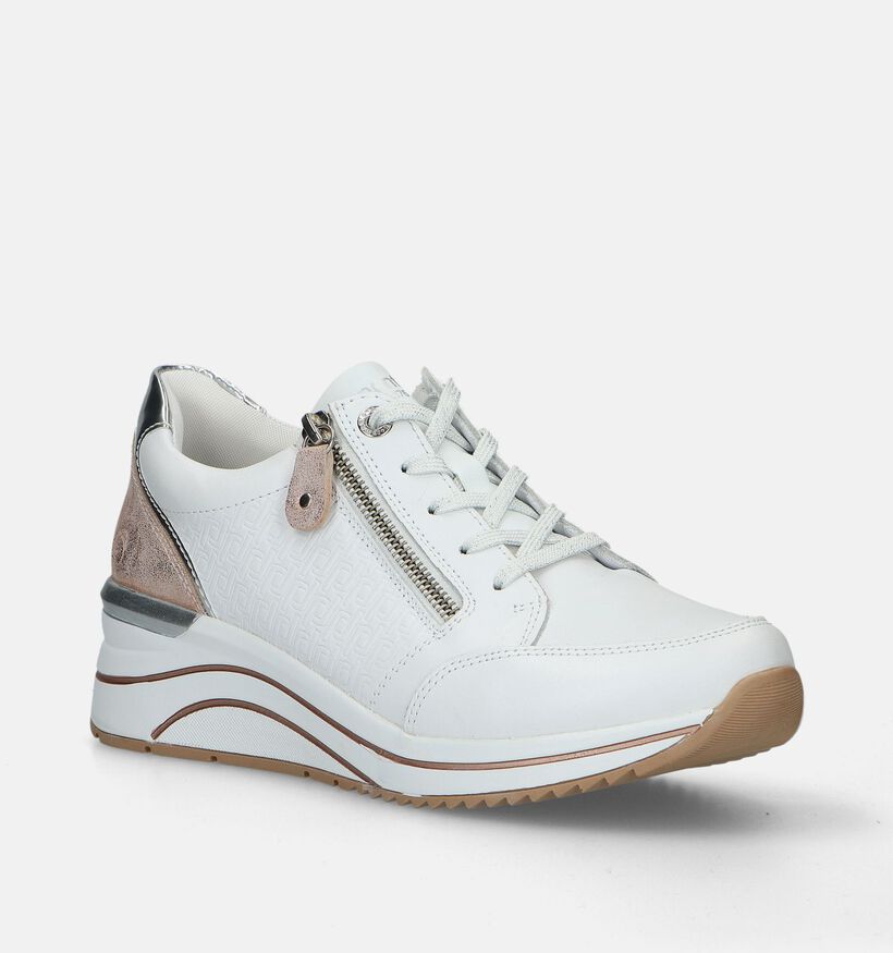 Remonte Witte Sneakers voor dames (335532) - geschikt voor steunzolen