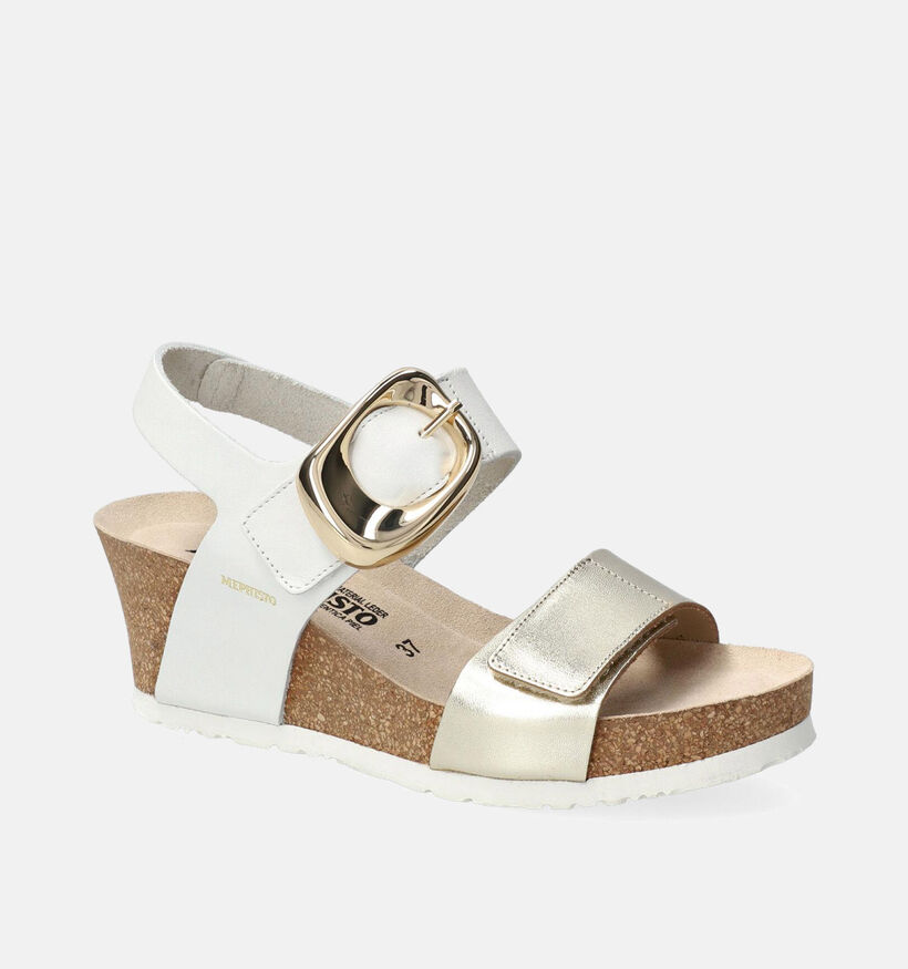 Mephisto Leandre Sandales compensées en Or pour femmes (354271)