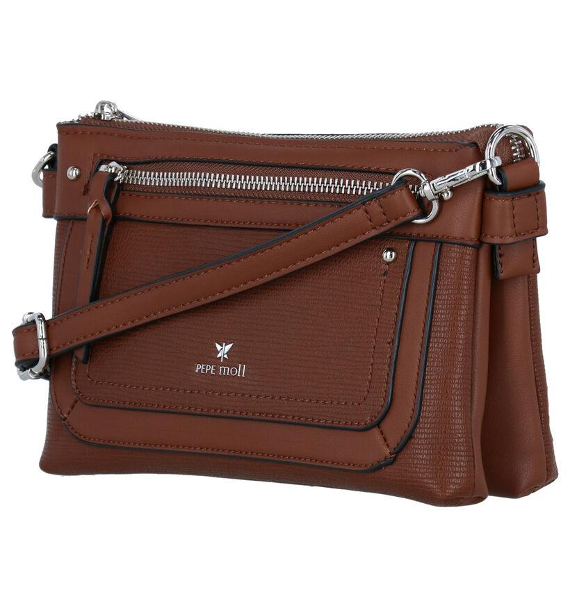 Pepe Moll Zwarte Crossbody Tas in kunstleer (283570)