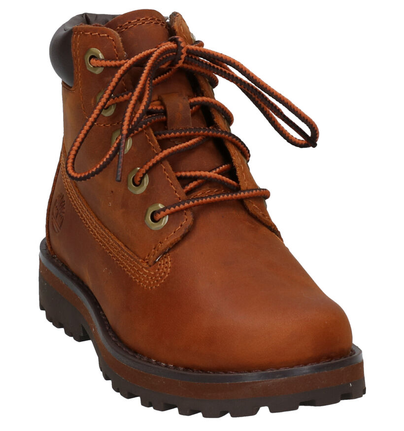Timberland Courma Kid 6 inch Bruine Bottines voor jongens, meisjes (329077) - geschikt voor steunzolen
