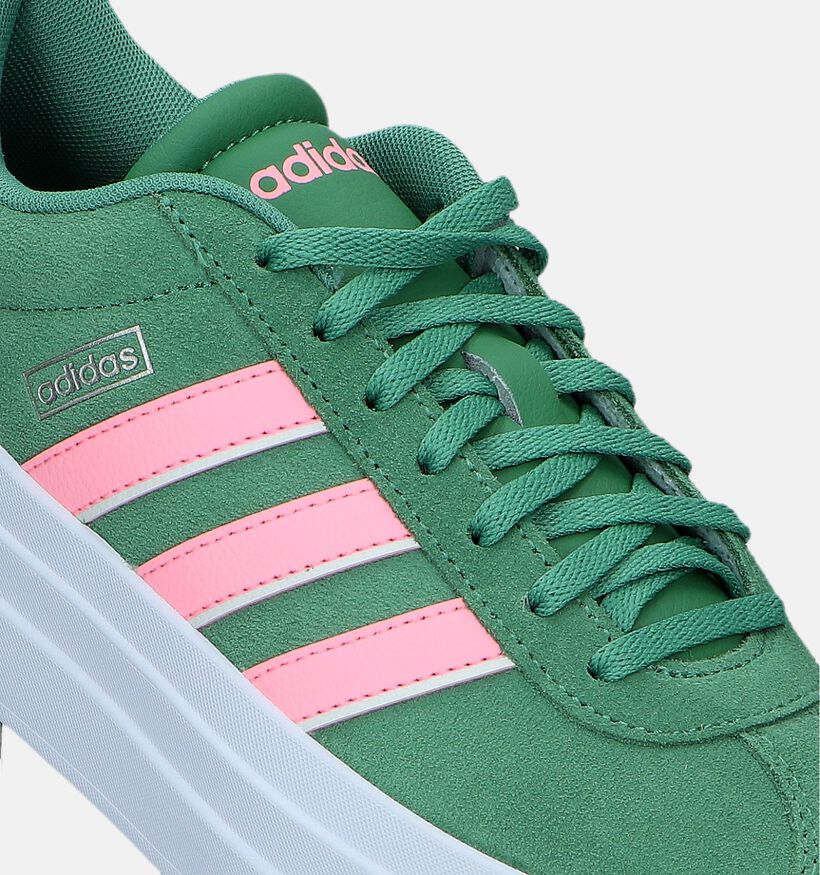 adidas VL Court Bold Baskets en Vert pour femmes (343369)