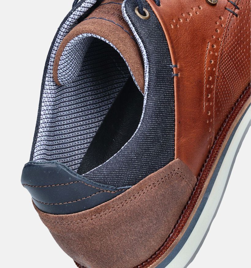 La Strada Cognac Veterschoenen voor heren (352764) - geschikt voor steunzolen