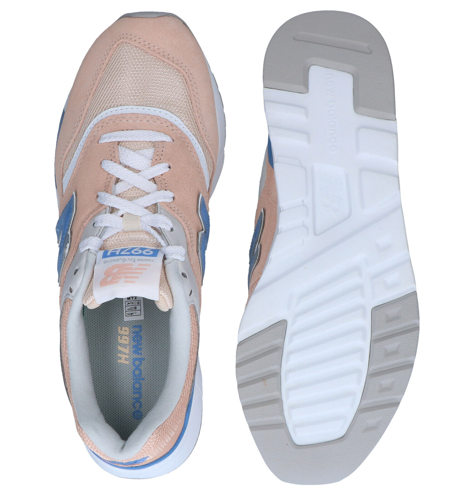 New balance 997 dames roze store