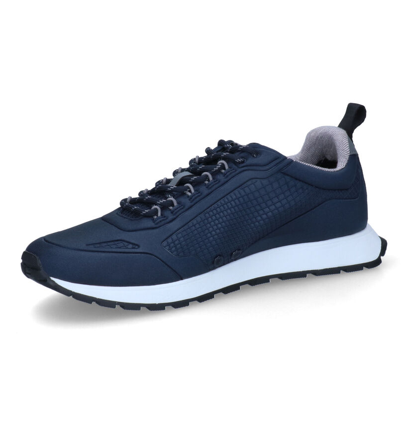 Hugo Icelin Runn Baskets en Bleu pour hommes (301364) - pour semelles orthopédiques