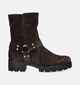 Gabor Best Fitting Boots de motard en Brun pour femmes (347049) - pour semelles orthopédiques