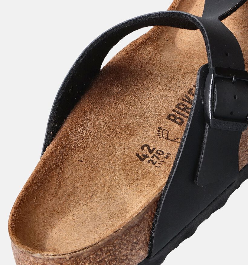 Birkenstock Gizeh Nu-pieds en Noir pour hommes (351141)