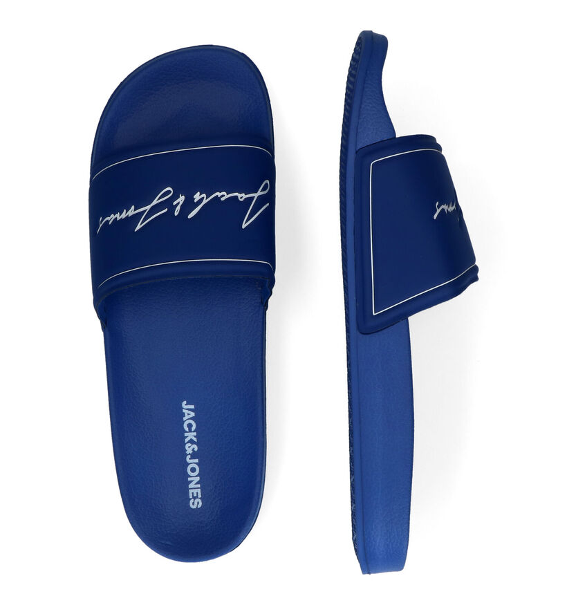 Jack & Jones Gary Pool Zwarte Badslippers in kunststof (318910)