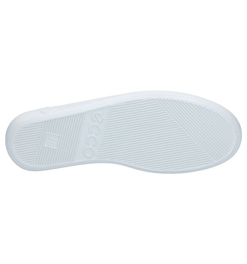 ECCO Soft 7 Chaussures à lacets en Blanc en cuir (270020)